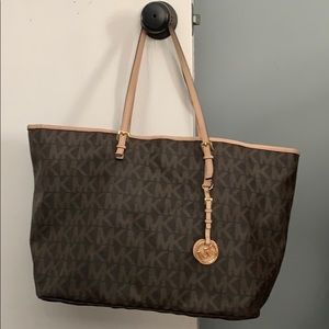 MK Michael Kors Authentic Large Monogram Tote